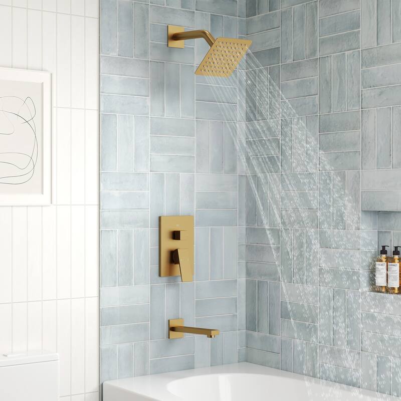 Wall Mounted Shower System Bathtub Facuet Set, Tub And Shower Trim Kit