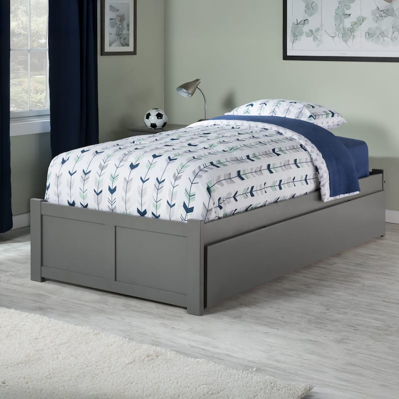 Concord Bed with Footboard and Twin Extra Long Trundle