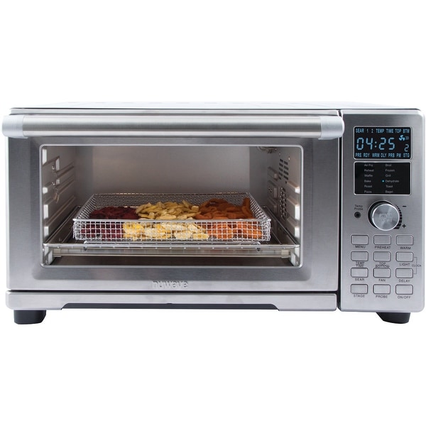 NuWave Bravo XL Air Fryer Toaster Oven with 4 Piece Ceramic Knife