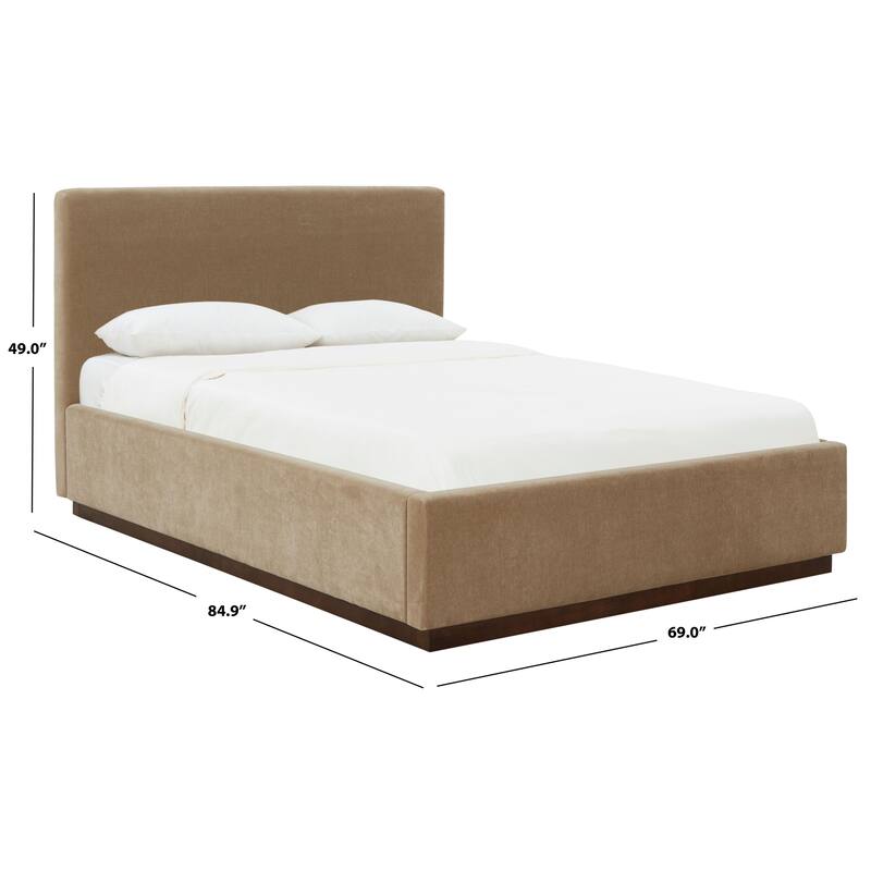 SAFAVIEH Couture Pippin Linen King Bed