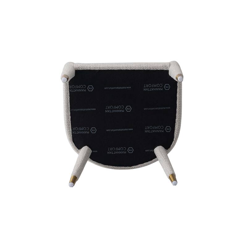 Manhattan Comfort 7-Piece Hathaway Modern 59.05 Solid Wood Round Dining Set