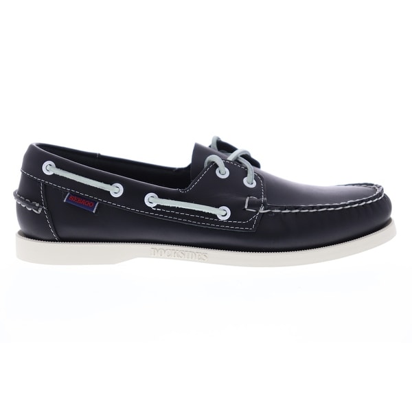 sebago docksides navy