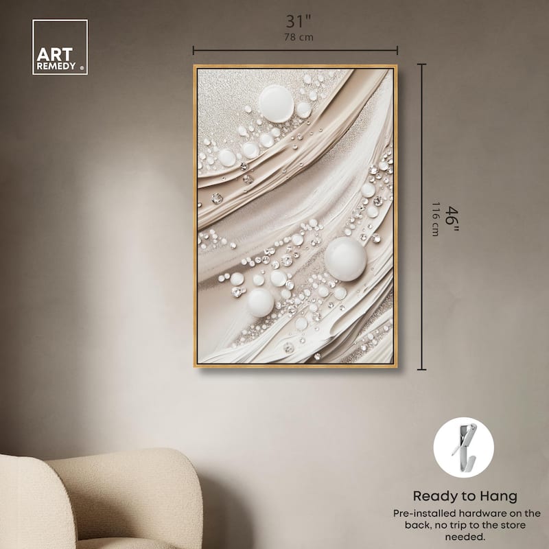 Viscous Veils IV Canvas by Art Remedy