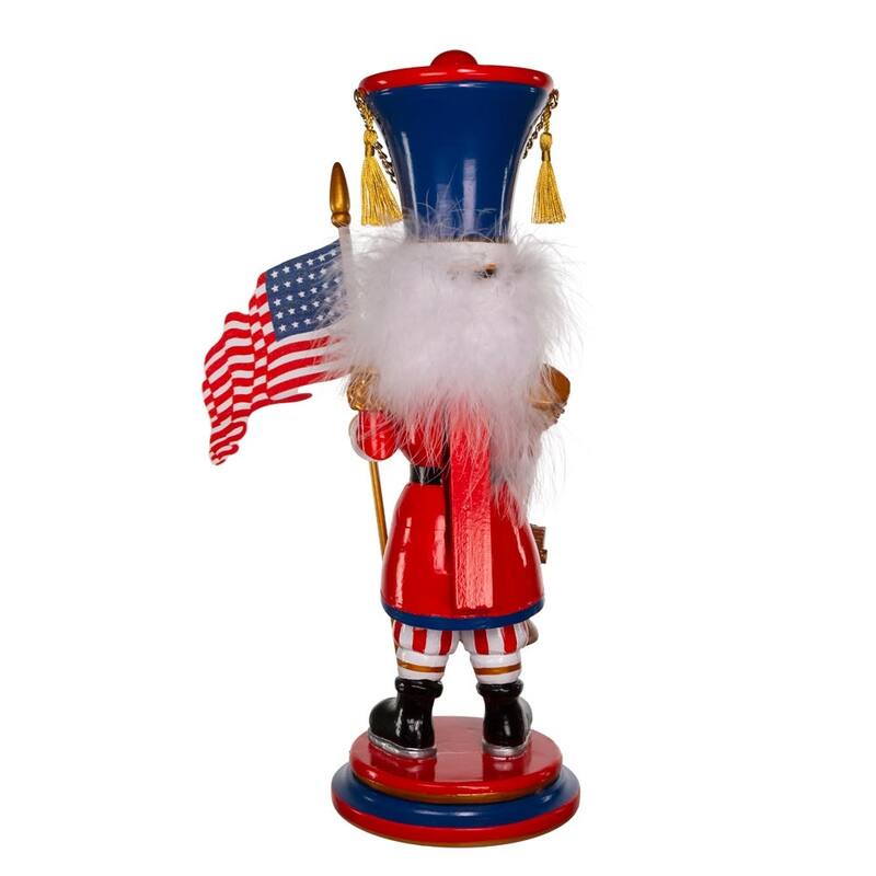 Kurt Adler 15-Inch Hollywood Americana Nutcracker - Multicolored