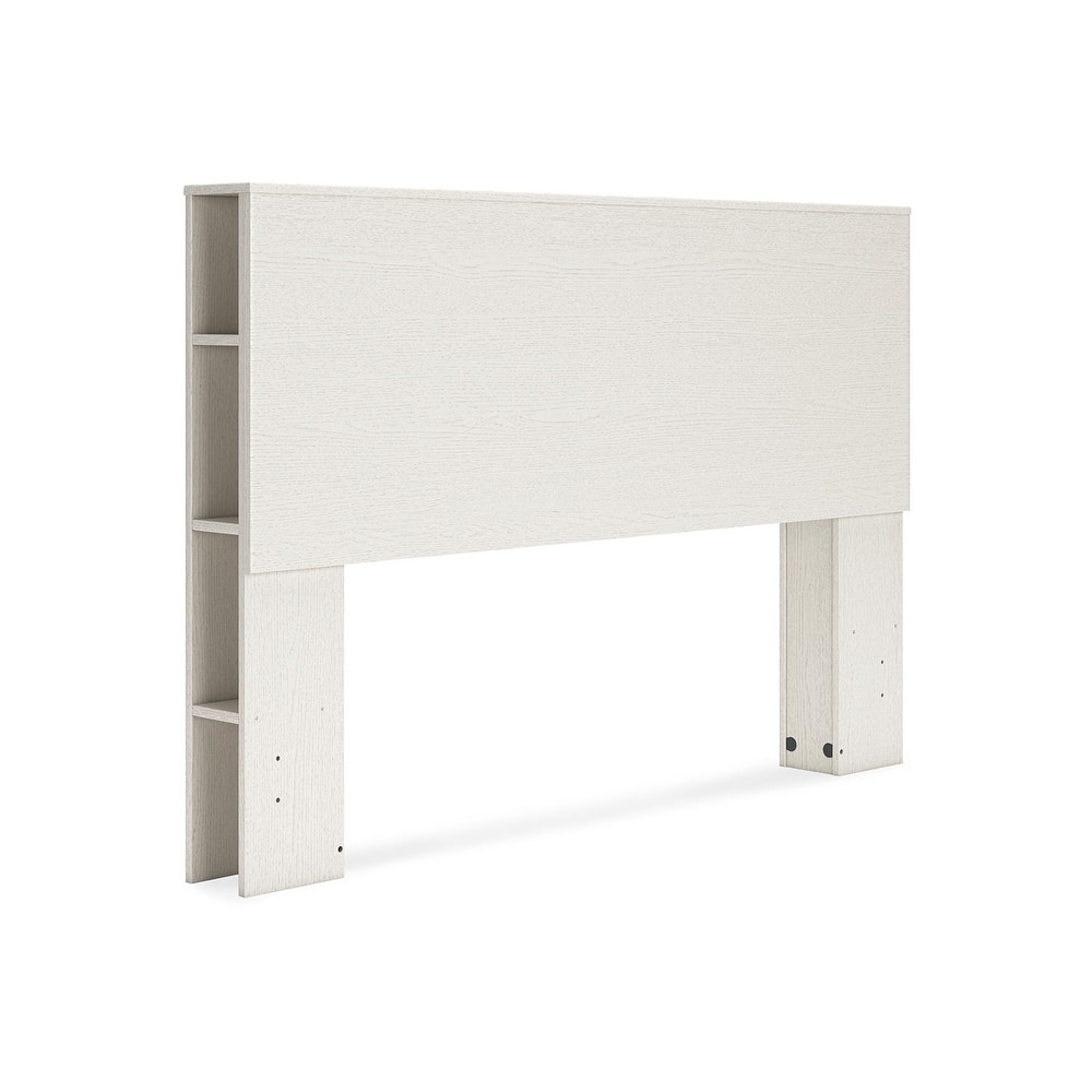 Signature Design by Ashley Aprilyn White Bookcase Headboard