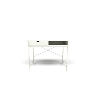 Rye Studio Modern Farmhouse 37 inches Desk with Drawer (White)