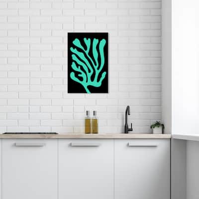 Wynwood Studio Canvas Nautical and Coastal Poster Coral Brown and Modern & Contemporary Wall Art Canvas Print