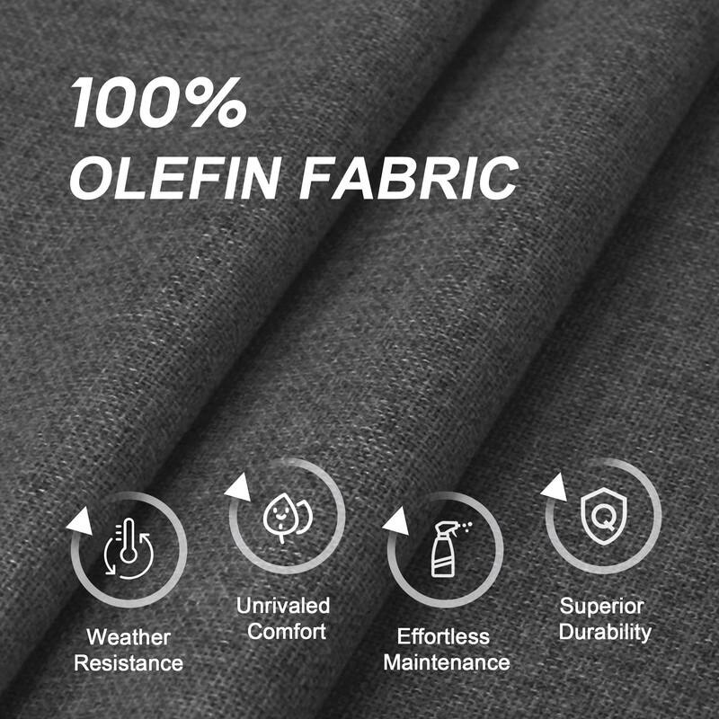 FINCATI 28" × 28" Outdoor Cushion Cover, Sofa Cushion Replacement Slipcover, Patio Seat Cover 28 Inches (COVER ONLY!)