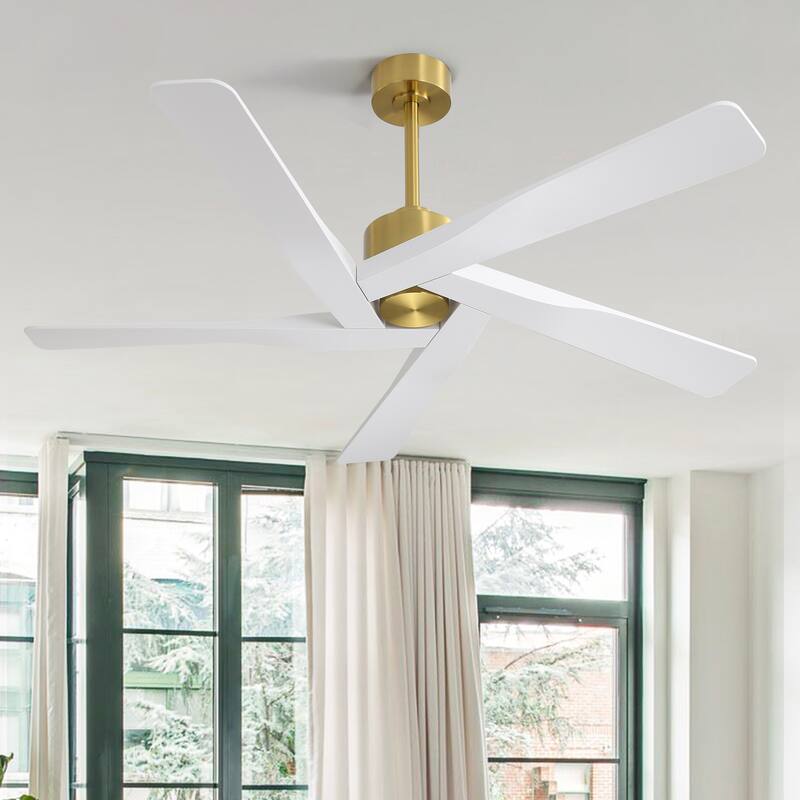 WINGBO 54 inch 5 ABS Blades DC Motor Indoor Ceiling Fan with Remote Control