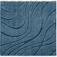 preview thumbnail 89 of 213, SAFAVIEH Florida Shag Sigtraud Abstract Waves 1.2-inch Thick Rug