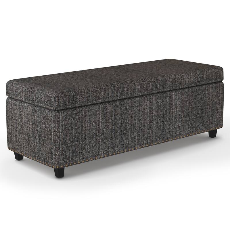 WYNDENHALL Stanford Upholstered Storage Ottoman