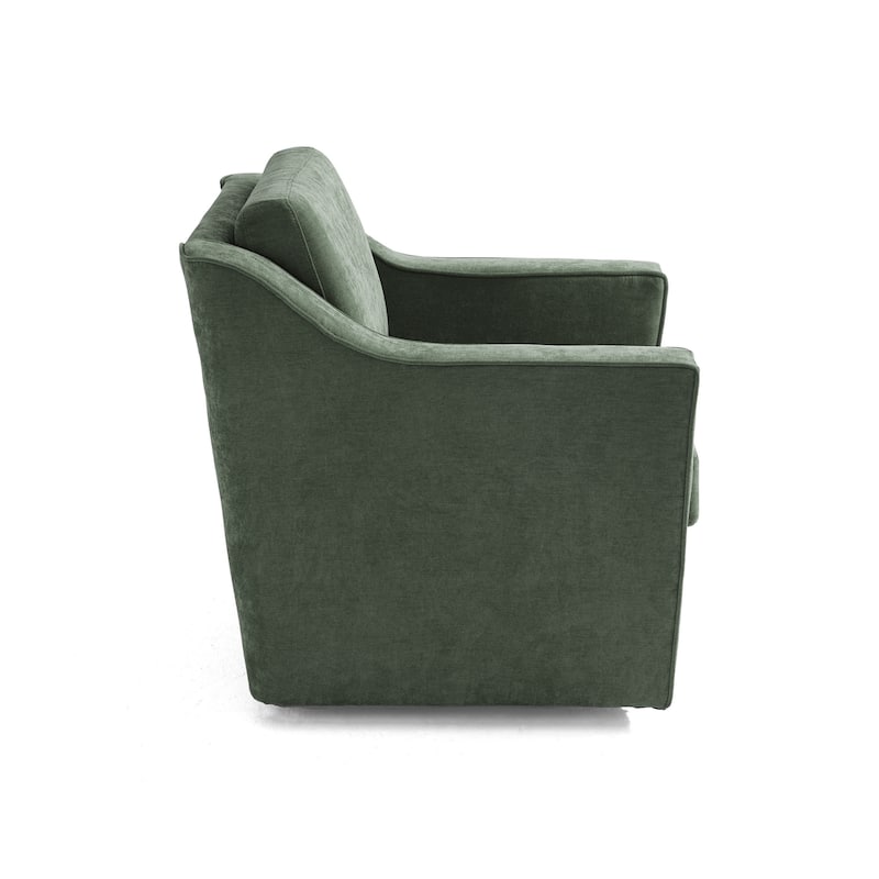 Modern 30.5" W Swivel Armchair Accent chair