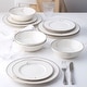 preview thumbnail 3 of 1, Noritake Platinum Wave Set Of 4 Cereal Bowls, 7-3/4", 36 Oz.