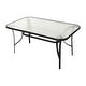 preview thumbnail 7 of 24, Commercial 7 Pc Outdoor Patio Dining Set with Glass Table and 6 Chairs