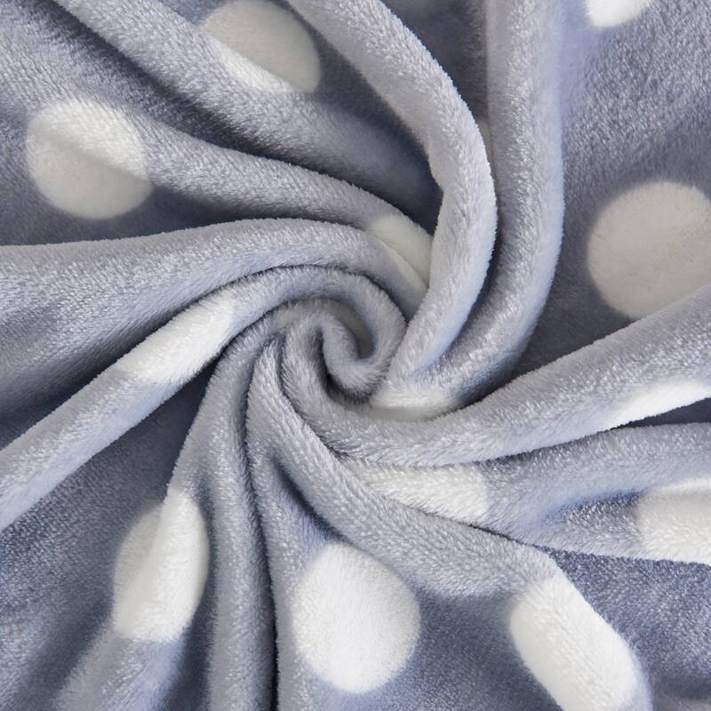 Microplush Fleece Ultra-soft Patterned Velvet Throw Blanket