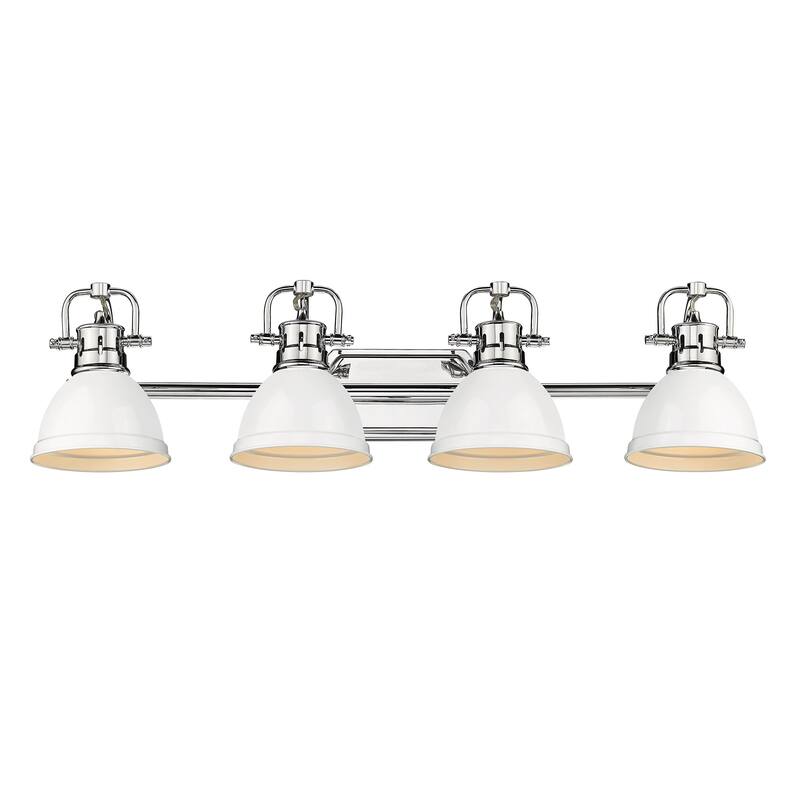 Golden Lighting Duncan 4 Light 34" Wide Bathroom Vanity Light