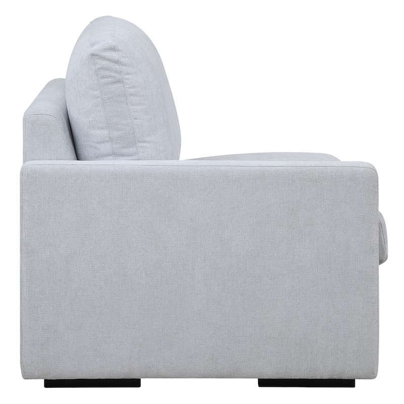 Uttermost Refuge Cloud Blue Left Arm Facing Sofa - 30"Hx 43.25"Wx 37.5 "D