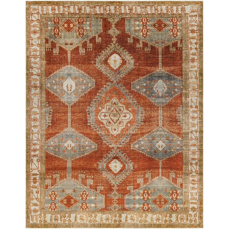 Livabliss Lavable Traditional Geometric Washable Area Rug