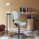 preview thumbnail 34 of 128, JJS Ergonomic Mesh Office Chair Adjustable Lumbar Support Computer Desk Chair GREY-BLUE
