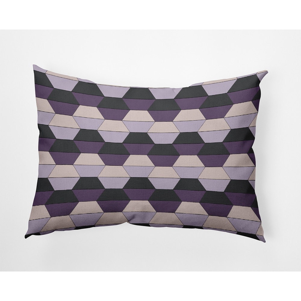 Hex Pattern Indoor/Outdoor Throw Pillow