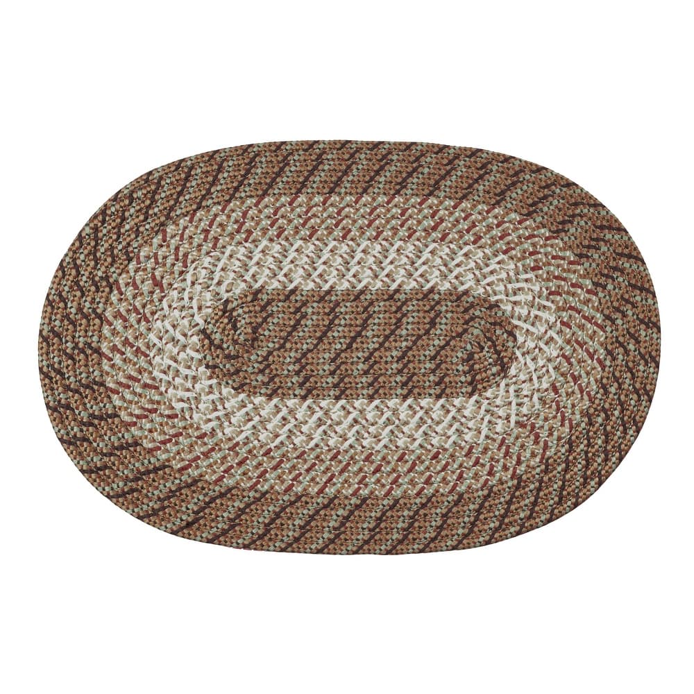 Better Trends Country Braid Reversible Area Rug