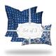 MARINA Collection Indoor/Outdoor Lumbar Pillow Set, Sewn Closed - 20 x 20