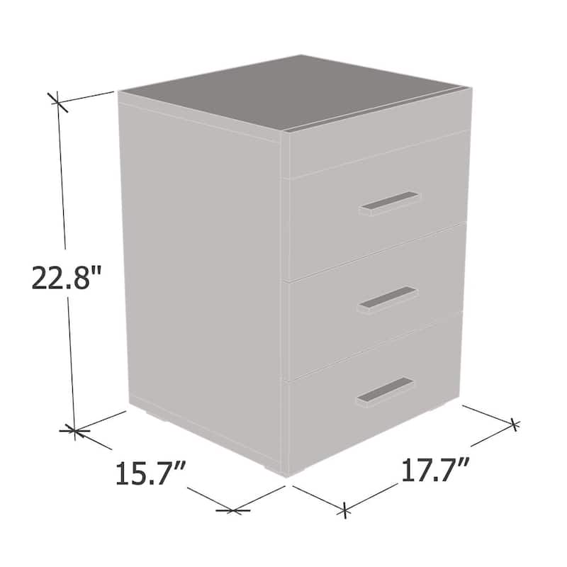 Perth 3D 17" Nightstand