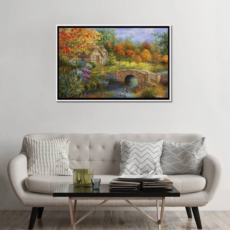 iCanvas "Autumn Beauty" by Nicky Boehme Framed Canvas Print