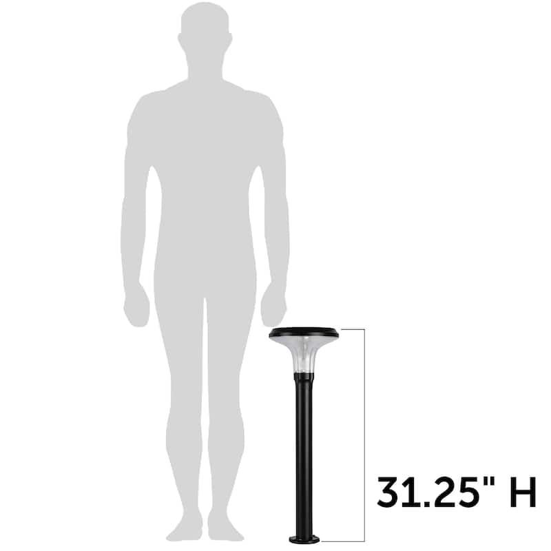 Gama Sonic Vantage Solar Commercial Garden Solar Pathway Bollard Light