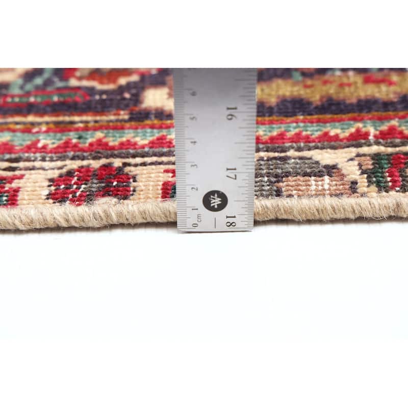 ECARPETGALLERY Hand-knotted Antalya Vintage Red Wool Rug - 6'7 x 9'6