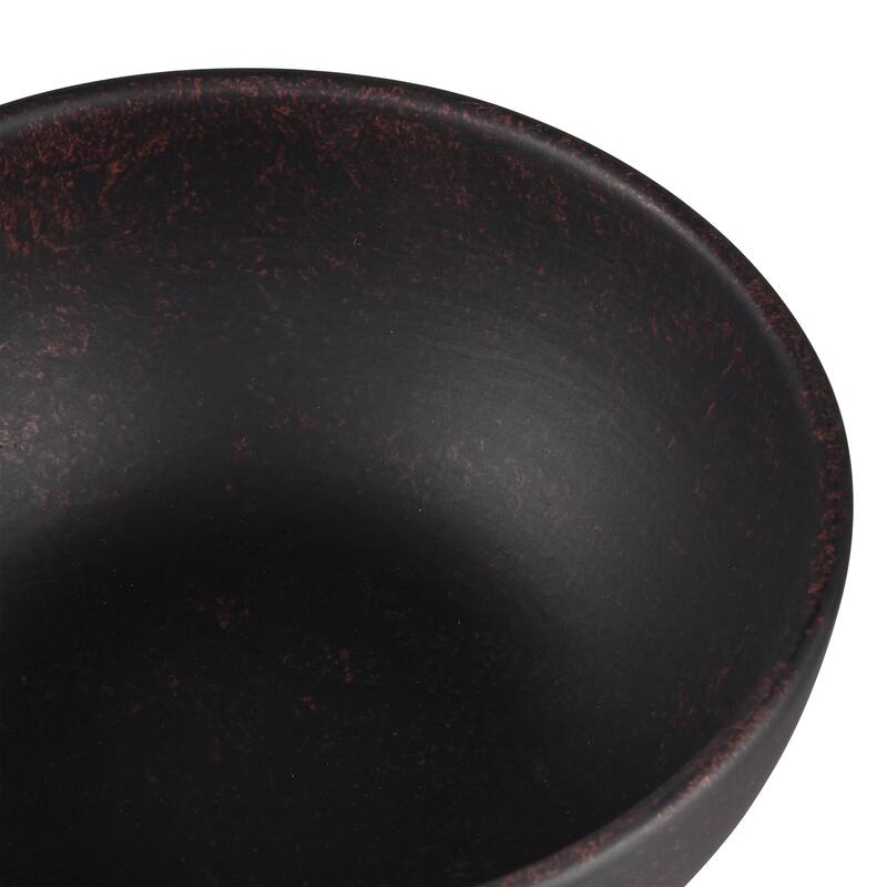 Elk Home Booth Black Earthenware 6.25 Inch Wide Bowl