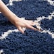 SAFAVIEH Hudson Shag Vitchka Glam Trellis 2-inch Area Rug