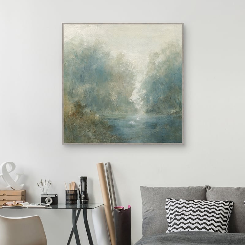 Quiet Mist by Carol Robinson Framed Canvas Art Print
