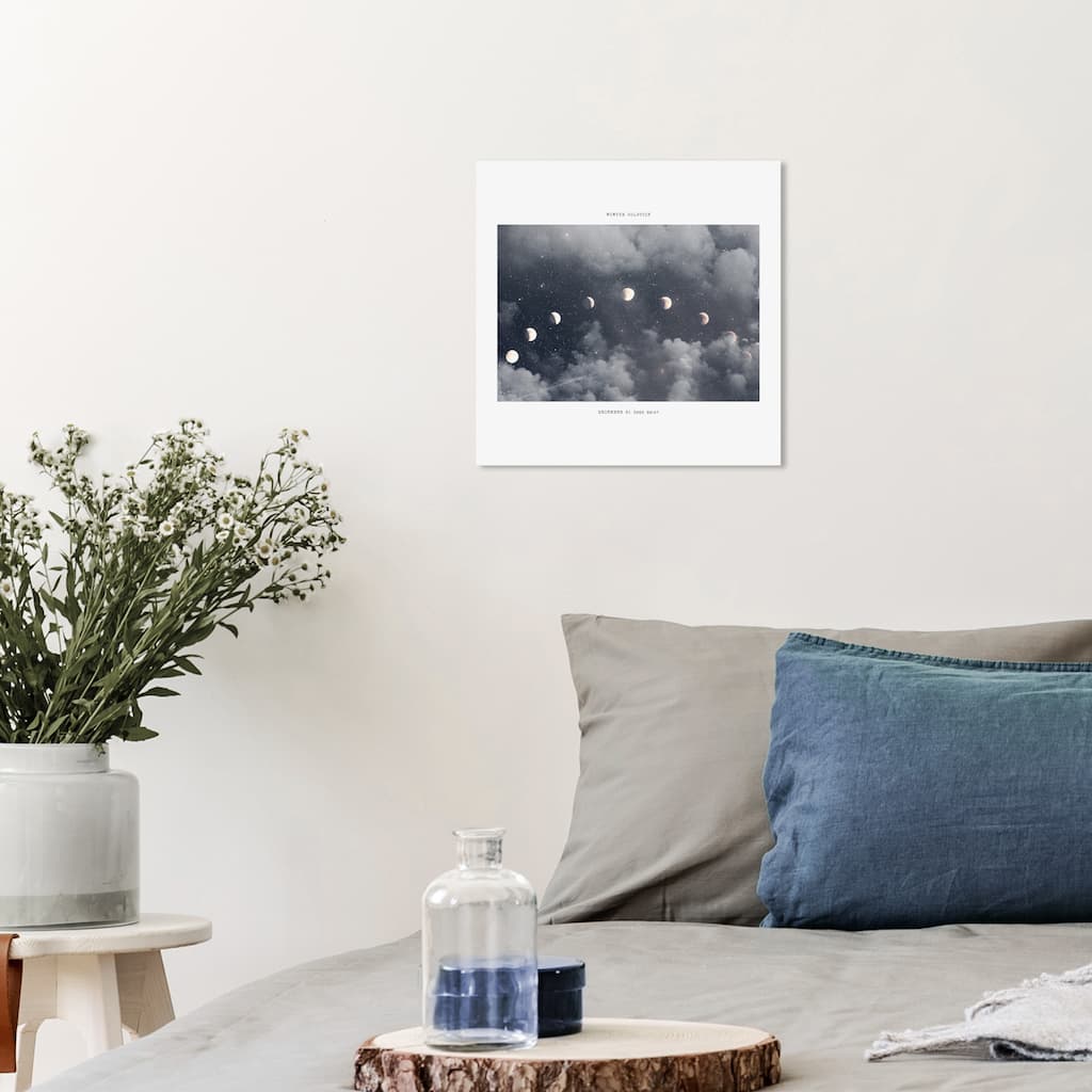 Wynwood Studio Prints Astronomy and Space Winter Solstice Gray and Tan Transitional Wall Art Canvas Print