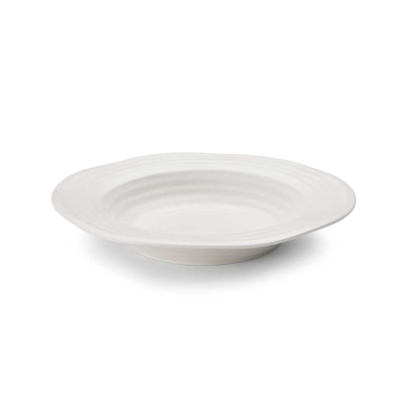 Portmeirion Set of 4 Sophie Conran Rimmed Soup Plates - 9.75 Inch