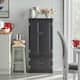 Simple Living Tall Cabinet - Black