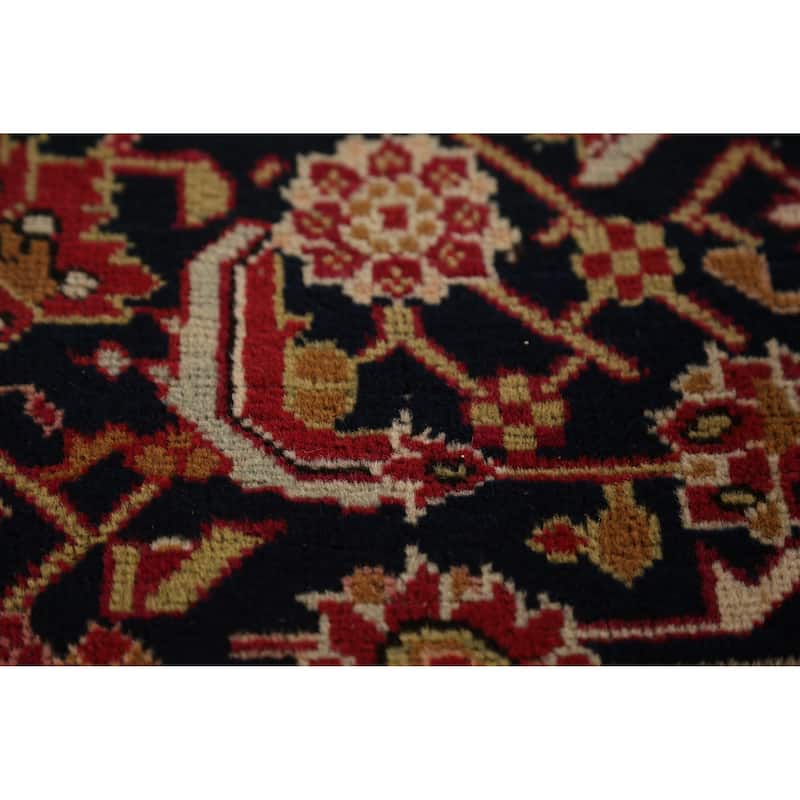 Vegetable Dye Karabagh Persian Antique Runner Rug Handmade Wool Carpet - 3'8" x 19'8"