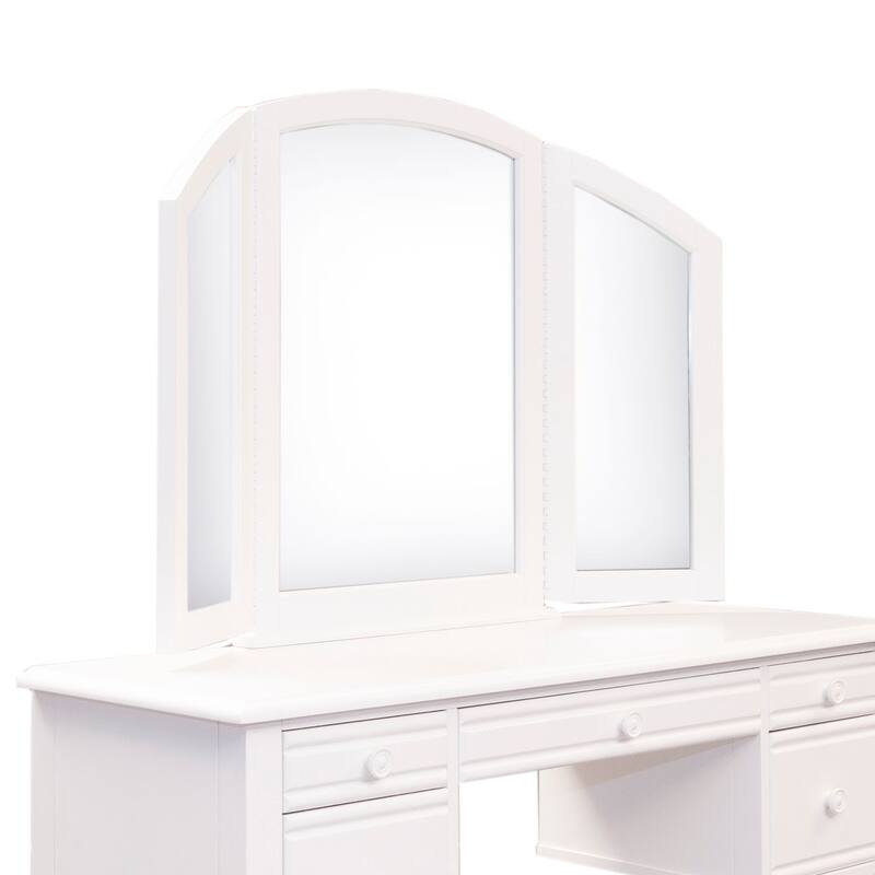 Summer House I Oyster White Vanity Mirror - W50 x D2 x H34