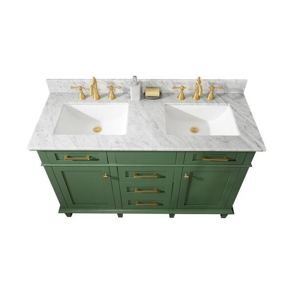 Legion Furniture 54 inch Vogue Green Double Sink Vanity 