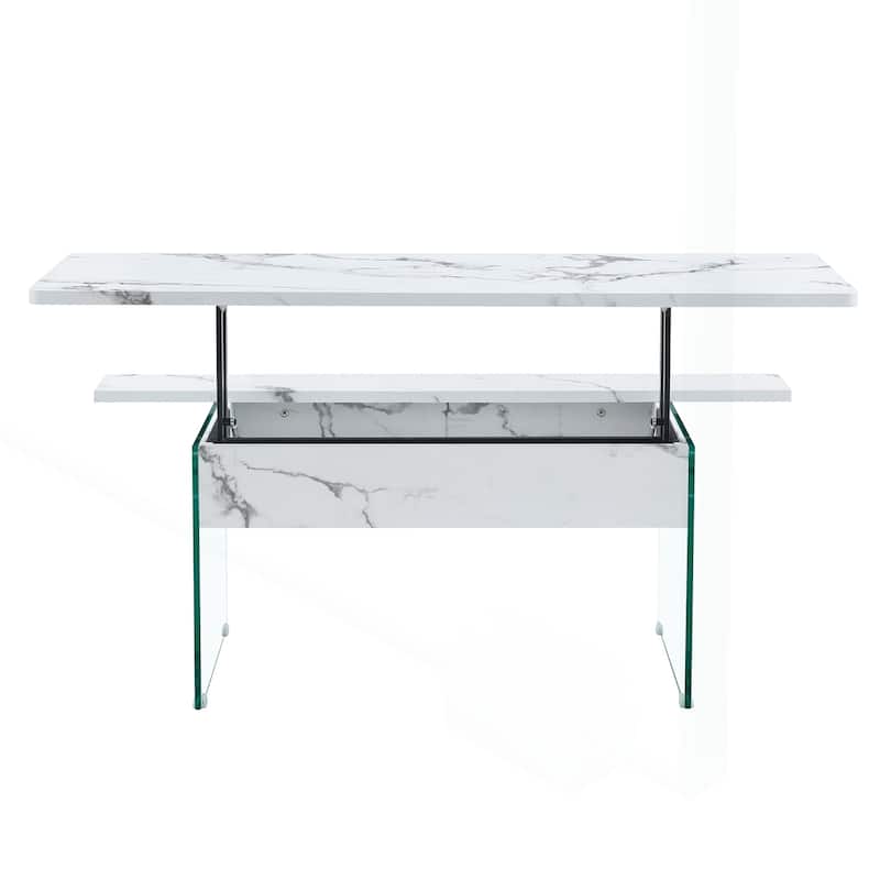 Versatile Lifting Coffee Table with Storage and Multiple Options