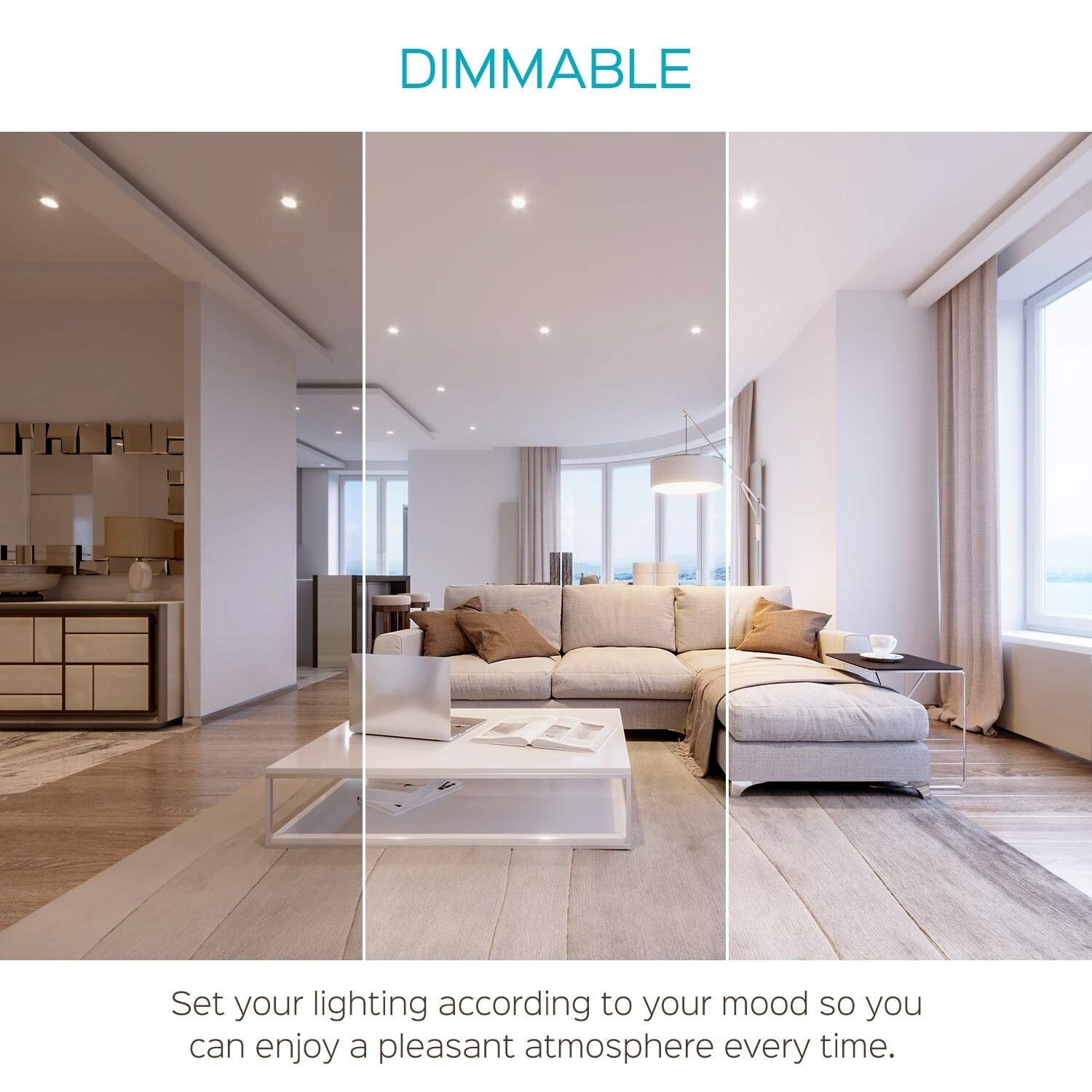 Square Ultra Thin LED Recessed Light 