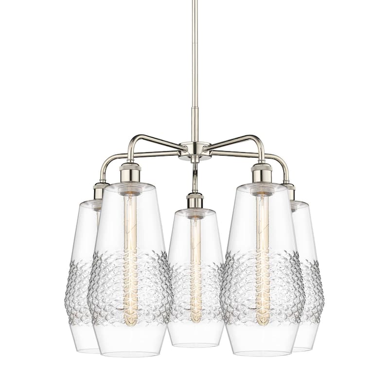 Innovations Lighting 516-5CR-22-25 Windham Chandelier Windham 5 Light