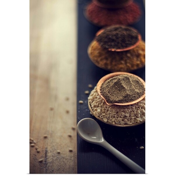 "Indian spice with spoon." Poster Print