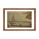preview thumbnail 10 of 18, iCanvas "Port En Bressin" by Georges Seurat Walnut - 16x24x1