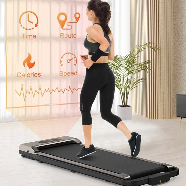 Walking Pad Portable Treadmill Under Desk Low Noise Running Jogging ...