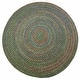 preview thumbnail 10 of 27, Rhody Rug Katie Indoor/ Outdoor Braided Area Rug Sage - 6' Round