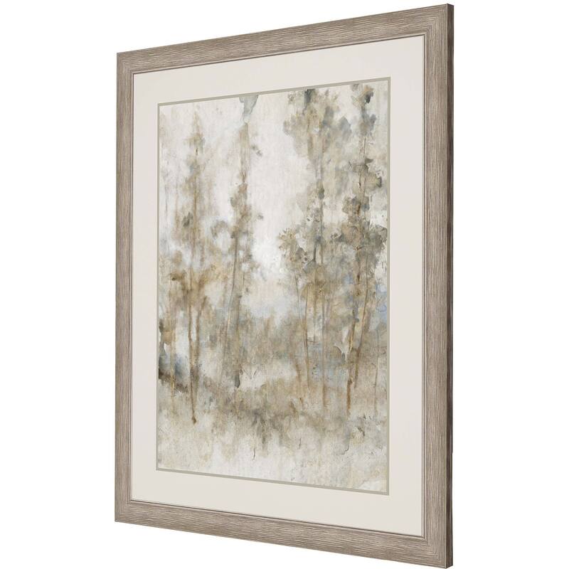 Thicket of Trees I Framed Art Giclee Under Glass - Brown
