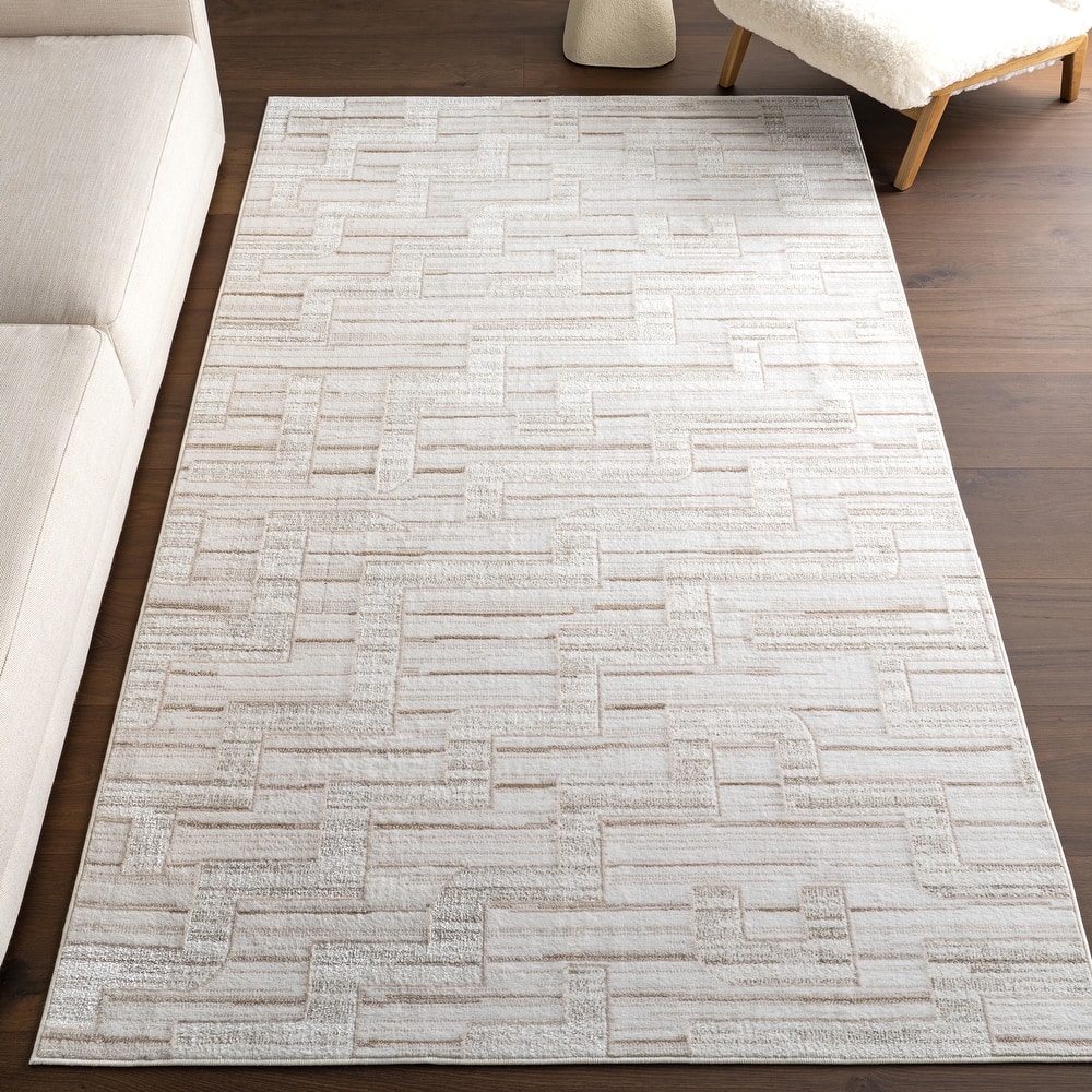 Nuloom Cailin Modern Geometric Machine Washable Area Rug