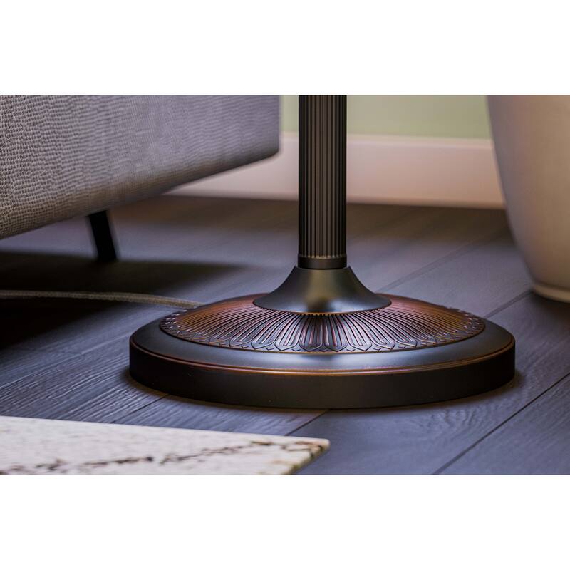 Kenroy Home Riverside Swing Arm Floor Lamp - Copper Bronze