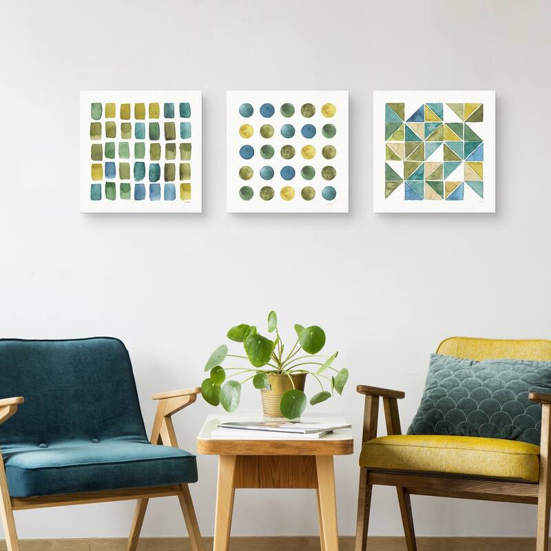 My Greenhouse Geo II,My Greenhouse Geo III,My Greenhouse Geo IV by Lisa Audit Canvas Art Prints